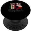 Mexico Czech Republic Unity Friendship Uniti oltre i confini Messico Repubblica Ceca Due Nazioni PopSockets PopGrip Adesivo