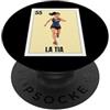 Funny Mexican Designs for Family Funny Mexican Design for Aunt - La Tia Runner PopSockets PopGrip Adesivo