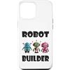Robots, Space Tech and Robotics Custodia per iPhone 12 Pro Max Robot Builder, divertente Robot