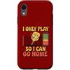Low Social Battery Pickleball Custodia per iPhone XR Giocando così posso andare a casa Pickleball Paddle