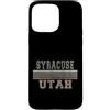 Utah born and Utah apparel Custodia per iPhone 15 Pro Max Retro Siracusa Utah