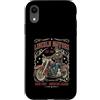 Lincoln Motorcycle Patriotic Merch Store Custodia per iPhone XR Vintage Abraham Lincoln Abe Lincoln Equitazione Moto Uomini