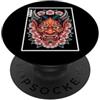Japanese Aesthetic by Tokyo Waves Maschera giapponese del diavolo Yokai del diavolo Hannya Giappone Oni PopSockets PopGrip Adesivo