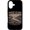 Studio Vintage Stile Costiero Custodia per iPhone 17 Arte Costiera del Rhode Island con Faro Vintage