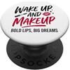 Makeup Artist Diva Attitude Cosmetologis Truccatrice Cosmetologo Salone di bellezza Diva Big Dreams PopSockets PopGrip Adesivo