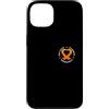 Multiple Sclerosis MS Orange Heart Pocke Custodia per iPhone 13 Tasca a forma di cuore con nastro arancione MS per la consapevolezza della sclerosi multipla