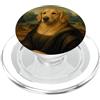 GoldenLife Monna Lisa Golden Retriever Dog Art PopSockets PopGrip per MagSafe