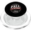 Sarcasm Supply Co. Spilla vintage invecchiata con scritta If You Fall I'll Be There Floor PopSockets PopGrip per MagSafe