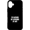 Museum Curator Museum Designs Custodia per iPhone 16 Plus ID piuttosto guardare l'arte