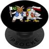 Polish Pakistani Heritage Bandiera Pakistan Polonia Radici pakistane Polacca PopSockets PopGrip Adesivo