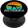Doctor Gifts Dottosauro Dinosauro Medico PopSockets PopGrip Adesivo