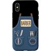 Fade & Blade Custodia per iPhone X/XS Grembiule divertente da barbiere per parrucchiere