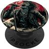 Crimson Wave Vocals Cantante urlante giapponese Wave Red Moon Dark Rock Vocal PopSockets PopGrip Adesivo