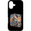 Lincoln Motorcycle Patriotic Merch Store Custodia per iPhone 17 Abraham Abe Lincoln Motorcycle USA Flag Biker 4 luglio