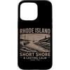 Studio Vintage Stile Costiero Custodia per iPhone 15 Pro Max Arte Costiera del Rhode Island con Faro Vintage