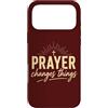 Faith Revival Studio Custodia per iPhone 17 Pro Max La preghiera cambia le cose La fede cristiana Croce Gesù Bibbia