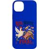 Red White And Feral Patriotic July 4th D Custodia per iPhone 14 Plus Bandiera americana con pollo patriottico rosso bianco e selvatico del 4 luglio