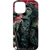 Crimson Wave Vocals Custodia per iPhone 12 mini Cantante urlante giapponese Wave Red Moon Dark Rock Vocal