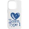 Diabetes Awareness Designs Custodia per iPhone 14 Pro Team Type 1 Supporto per la sensibilizzazione al diabete