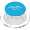 AI Agent Coder Dev Humor Tech Meme Gioco I miei agenti Costruiscono Prodotti Gamers Hackathons Meme PopSockets PopGrip per MagSafe