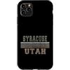 Utah born and Utah apparel Custodia per iPhone 11 Pro Max Retro Siracusa Utah