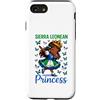 Bella Bandiera Sierra Leone Orgoglio Pri Custodia per iPhone SE (2020) / 7/8 Sierra Leonean Princess Ragazza Costume Nazionale Bambine