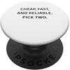 Race Day Vibes for Fans and Drivers Economico, veloce e affidabile. Scegli due. PopSockets PopGrip Adesivo