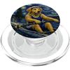 GoldenLife Canottaggio Golden Retriever Art Rower Dog in barca a fila PopSockets PopGrip per MagSafe