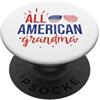All American Grandma 4th of July Apparel All American Grandma 4th of July Sunglasses Family PopSockets PopGrip Adesivo