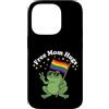 Proud Ally Frog Free Mom Hugs Tees Custodia per iPhone 14 Pro Mamma Gratis Abbraccia LGBTQIA+Ally Pride Month Frog