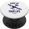 Funny RC Plane Gifts for Men and Women Aereo RC Telecomando Racing RC Aereo PopSockets PopGrip Adesivo