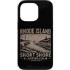 Studio Vintage Stile Costiero Custodia per iPhone 13 Pro Arte Costiera del Rhode Island con Faro Vintage