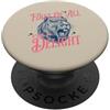 Sarcastic Feral Critter Delight Humor Vi Divertente sarcastico Capibara Prima di tutto Io sono una delizia retrò 90 PopSockets PopGrip Adesivo