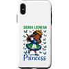 Bella Bandiera Sierra Leone Orgoglio Pri Custodia per iPhone XS Max Sierra Leonean Princess Ragazza Costume Nazionale Bambine