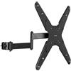 VIVO Supporto universale per TV da 32 a 55 pollici con piastra VESA rimovibile da 75 x 75 mm a 400 x 400 mm, adatto a tubi fino a 5 cm, MOUNT-POLE4A