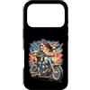 Lincoln Motorcycle Patriotic Merch Store Custodia per iPhone 17 Pro Abraham Abe Lincoln Motorcycle USA Flag Biker 4 luglio