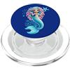 Mermaids Sea Carino Sirena Mare Subacquea Cartone PopSockets PopGrip per MagSafe