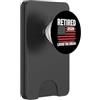 Patriotic Retirement Humor Co Bandiera americana vivente del sogno in pensione 2028 PopSockets PopWallet per MagSafe