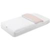Cambrass - Sacco per lettino con cerniera - Biancheria per lettino regolabile con elastici - Sacco nanna sfoderabile per bambini adatto sia per l'estate che per l'inverno - Plumeti rosa 60 x 120 x 3