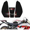 DFFMQSJ Adesivi per Protezione Serbatoio Carburante Laterale per Moto Decalcomania Antiscivolo Grip Ginocchio Gas Traction Pad Tankpad Compatibile con Yamaha YZF R7 YZFR7 R7 2022 2023, (Red)