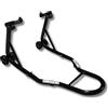 CRUIZER Cavalletto Anteriore Moto Universale Attacchi a Cono Regolabile con 4 Ruote Sottostanti Barre Rinforzi Laterali con Portata Max 300 Kg