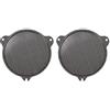 XMMT Carenature in metallo nero a pipistrello anteriore in rete per Harley Touring Electra Street Glide Ultra Limited & Trike 2014-2019