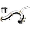 fmic.eu PERFORMANCE Downpipe per AUDI A3 1.6 2.0 TDI 8V 2013- tubo di scarico Acciaio inossidabile Auto Tubo Scarico