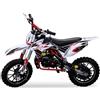 Generico Mini Cross minicross GAZELLE TUNING 50cc 2 tempi Carburatore 15 + Gas Regolabile + Avviamento Easy Start + Cerchi 10 + Freni a disco + Altezza sella ca. 60cm + Garanzia 24 mesi (COLORE ROSSO)