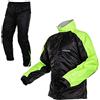A-PRO Giacca Pantaloni Impermeabile Antipioggia Scooter Alta Visibilità Moto FLUO M
