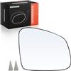 Frankberg Vetro per Specchio auto esterno Convesso Riscaldabile Destra Compatibile con Fortwo 453 Twingo III BCA BCM Replace# 963653475R,A4538113800