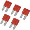 QUARKZMAN 5pz 10A 10Amp Auto Lama Fusibili per Barca Camion Moto Rosso