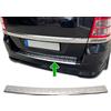 MCPerformance Paraurti Posteriore adatto per Opel Zafira B | 2005-2014 Acciaio Inox Cromato Protezione Bordo del Bagagliaio Di Carico
