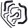 THRU Compatibile Con Mazda Mx5 Per Miata NB MK2 1998-2002 2003 2004 2005 1.6 B6-ZE Motore Auto Radiatore Silicone Liquido Di Raffreddamento Kit Tubo Di Sfiato Ricambi Auto Tubi flessibili radiatore(Black)