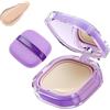 Generic Full Coverage Creamy Foundation, 24H Waterproof & Transfer-Proof, BB Cushion Brightening Creamy Foundation for All Skin Types (Natural)